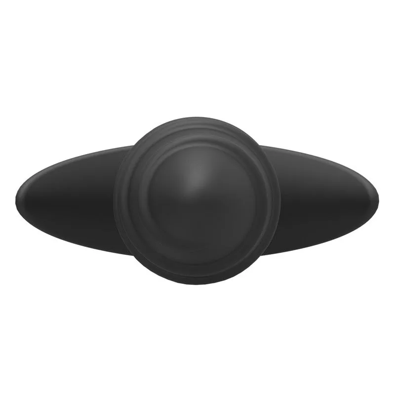 Vibrating Anal Toy with Texture and Pull Ring