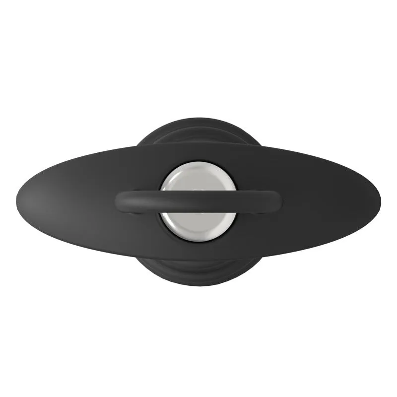 Vibrating Anal Toy with Texture and Pull Ring
