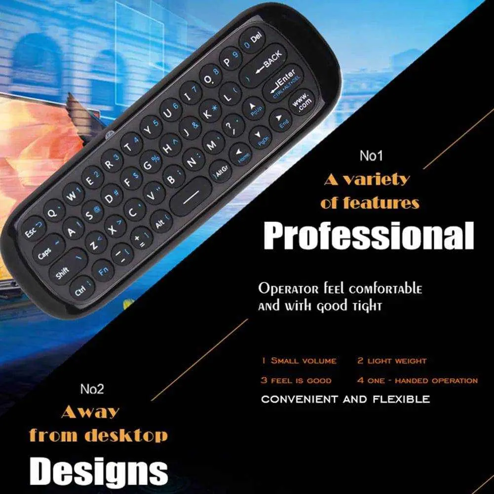 Wireless Keyboard Air Mouse Smart Remote Control for Android TV Box PC