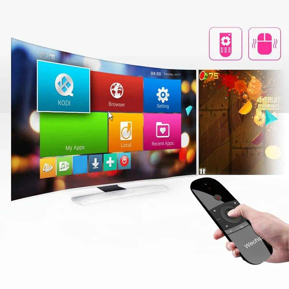 Wireless Keyboard Air Mouse Smart Remote Control for Android TV Box PC